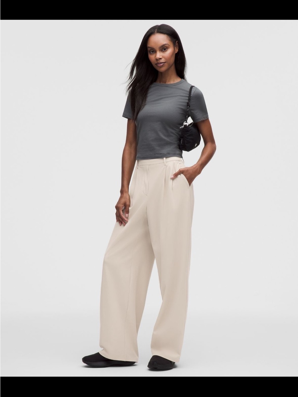 Lululemon Daydrift High Rise Wide Leg Trousers Regular Size M